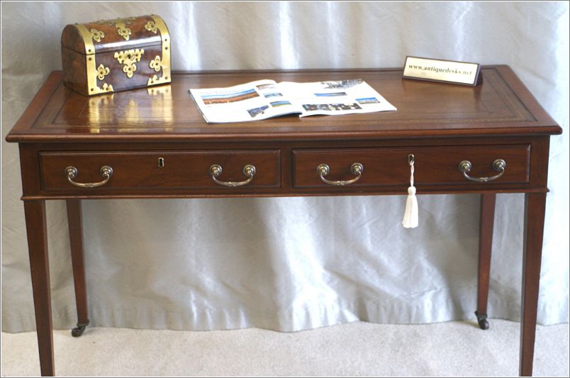 3053 Antique Edwardian Writing Table detail (1)